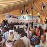 خيمة اعتصام سيئون تستقبل وفد شباب قبائل ثعين بالمشقاص