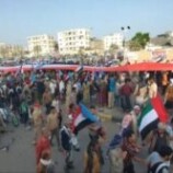 وصول أبناء يافع إلى ساحة العروض بالعاصمة عدن