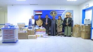 انتقالي وادي وصحراء حضرموت يسلّم مساعدات طبية لمستشفى القطن العام
