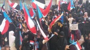 احتشاد نسوي واسع في الحوطة للمطالبة بإعلان دولة الجنوب العربي