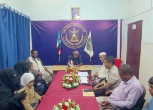 رئيس تنفيذية انتقالي تريم يلتقي إدارة مركز إرادة لذوي الإعاقة الذهنية