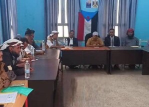 رئيس تنفيذية انتقالي المسيمير يشارك في اجتماع السلطة المحلية المؤيد لقرارات المجلس الانتقالي الجنوبي