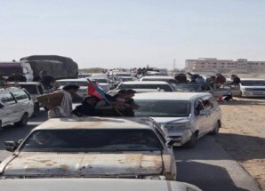 مواكب حاشدة من شبوة تزحف نحو عدن للمشاركة في مليونية دعم الإعلان الدستوري