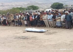 تشييع جثمان الشهيد محمد شايف إلى مسقط رأسه بالملاح