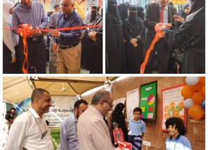 الشعبي ولملس والحجر يفتتحان المعرض الاول للمدرسة الإنجليزية الحديثة بمديرية دار سعد