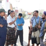 رئيس انتقالي أبين وقائد حزام زنجبار يتفقدان موقع مليونية الثبات والوفاء بعاصمة المحافظة