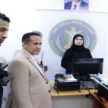 الحالمي يتفقد سير العمل في انتقالي العاصمة عدن