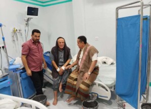 الحالمي يطمئن على صحة عبدالله مهدي رئيس تنفيذية انتقالي الضالع