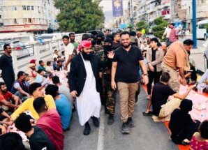 المقدم مياس الجعدني يشارك شباب المعلا الإفطار الجماعي بذكرى تحرير عدن