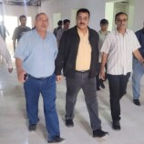 مدير عام المنصورة يتفقد الأعمال النهائية بمشروع بناء مخازن اللقاحات