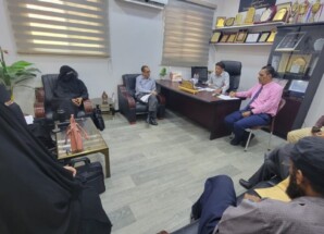 اجتماع لجنة الجودة بكلية اللغات والترجمة – جامعة عدن لمناقشة الترتيبات النهائية للتقدم للاعتماد الأكاديمي