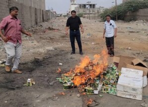 صحة البيئة بالمنصورة تتلف أكثر من “200” باكت من شمة الحوت المحضور