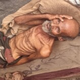 وفاة مواطن مسن جوعاً في مخيم للنازحين في حجة اليمنية