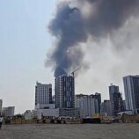أبوظبي الإعلامي: حريق إثر هجوم بمسيرة على محطة براكة النووية