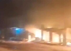 حريق يلتهم عدداً من محال سوق قانية بالبيضاء ويخلّف خسائر كبيرة