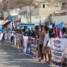 انتقالي حضرموت ينظم وقفة احتجاجية أمام بوابة ميناء المكلا