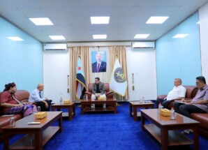 الحالمي يلتقي القائم بأعمال رئيس مجلس المستشارين ورئيس اللجنة التحضيرية للاتحاد العام لقبائل الجنوب العربي