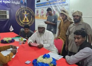 انتقالي السوم يواصل تسجيل المواطنين والشباب في التعبئة الشعبية العامة للدفاع عن الجنوب