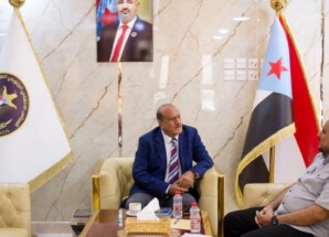هرهره يلتقي الناشط السياسي معين المقرحي مشيدا بمواقفه الوطنية